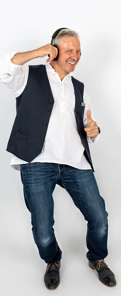 Ein Profilbild von dem Berliner DJ Heinz