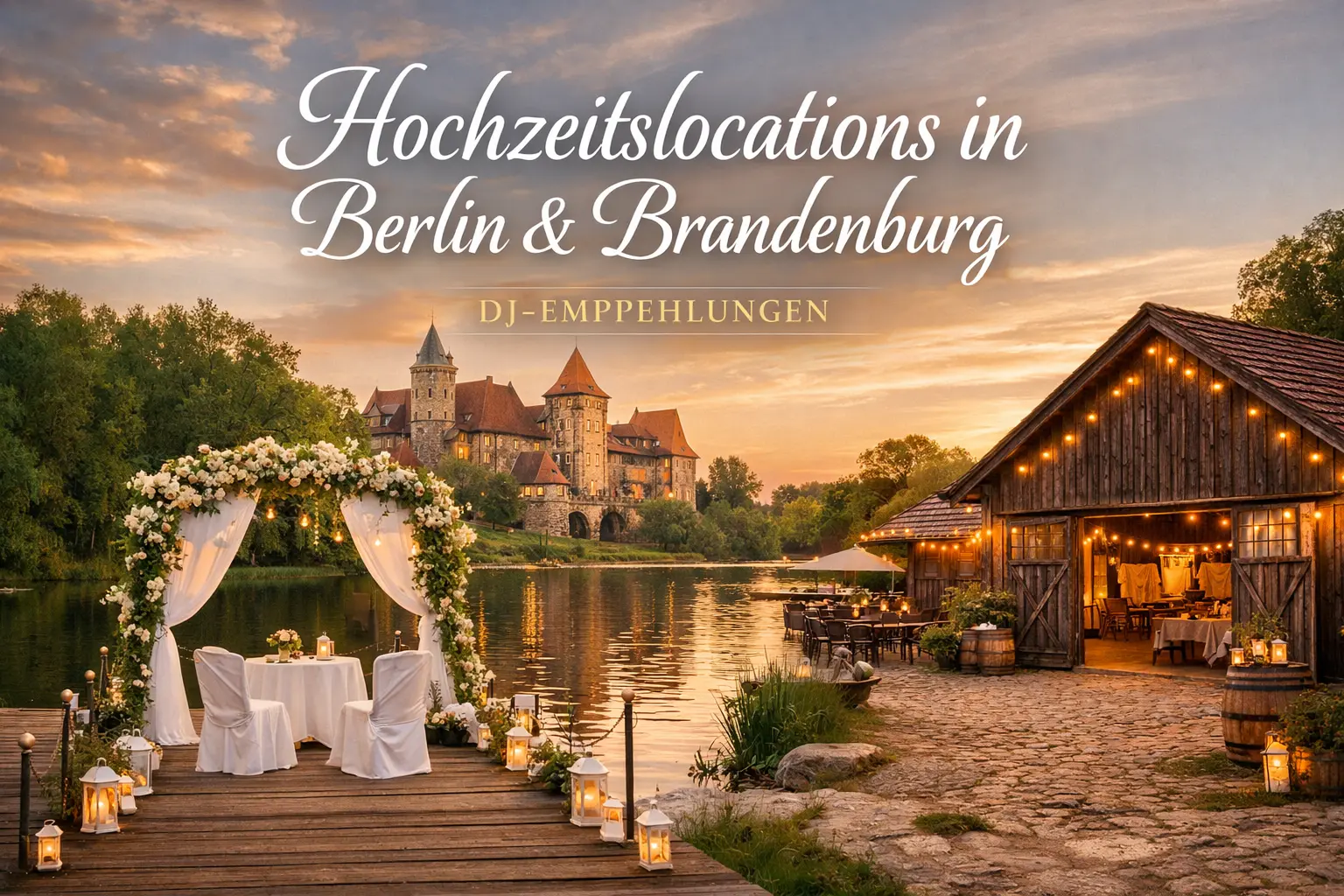 Hochzeitslocations in Berlin und Brandenburg – Empfehlung aus DJ-Sicht